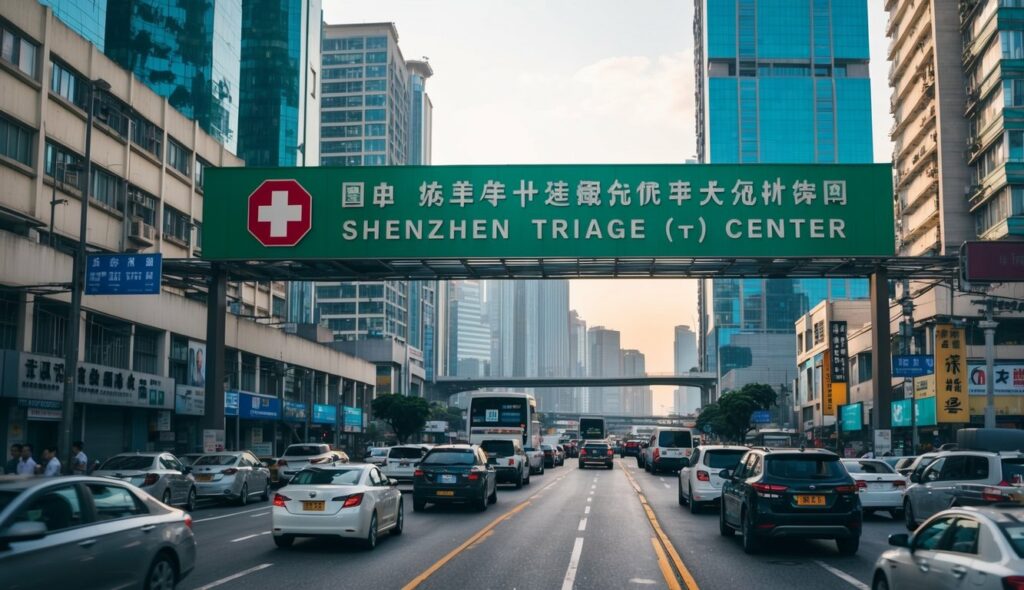 onde fica o centro de triagem Shenzhen