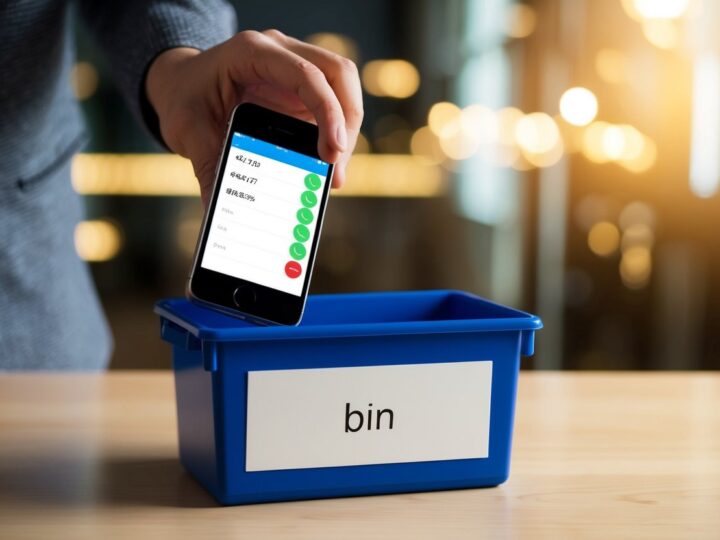 Onde fica a lixeira de chamadas do celular?