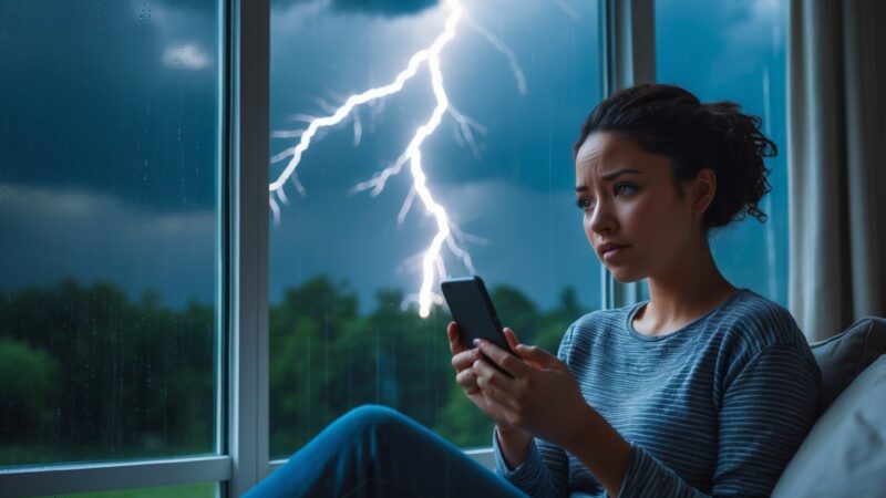 É perigoso mexer no celular quando está trovejando? Entenda os riscos e precauções essenciais